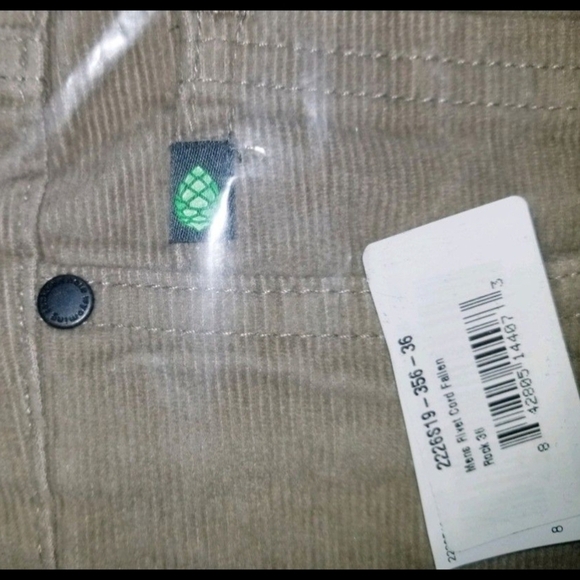 STIO Men's Corduroy Straight Leg Pants Rivet Size 36 - Picture 4 of 4